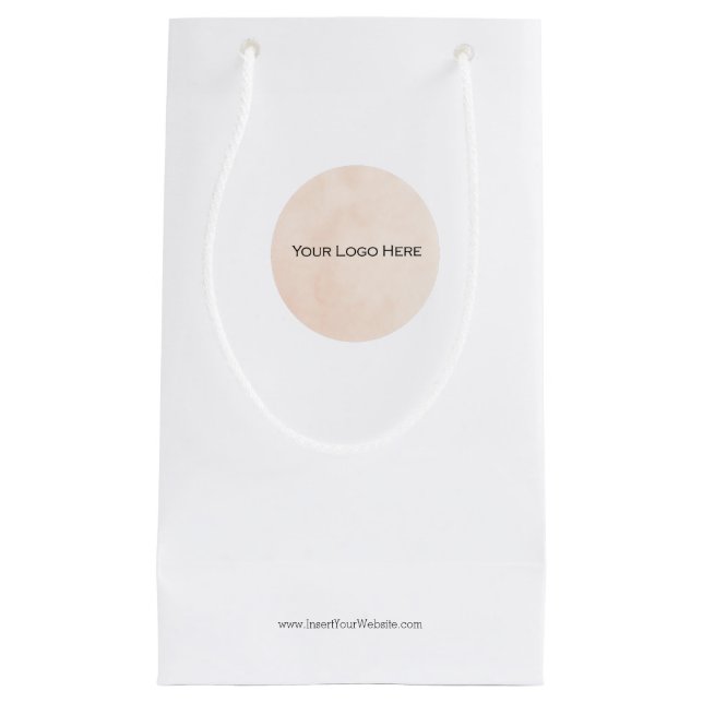 Ihr Logo Papier-Geschenkbeutel Kleine Geschenktüte (Vorderseite)