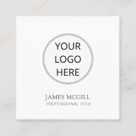 Ihr Logo Quadratische Visitenkarte