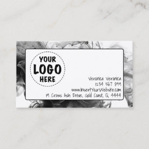 Ihr Logo Smokey Gothic Monochrome Visitenkarte