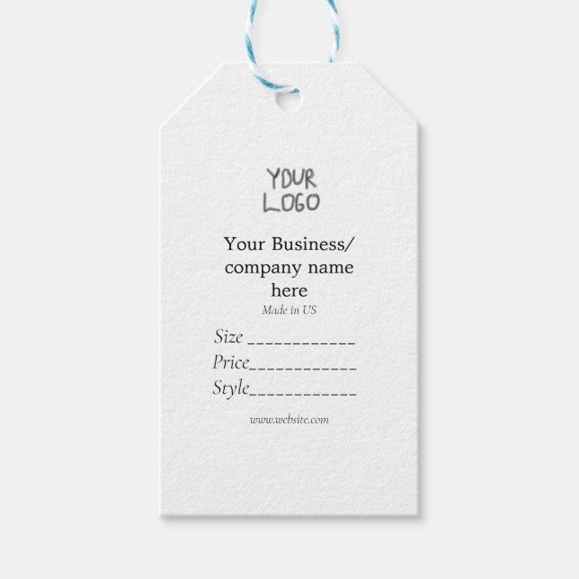 Ihr Logo Social Media QR-Code Geschenkanhänger (Vorderseite)