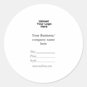 Ihr Logo Social Media QR-Code Runder Aufkleber