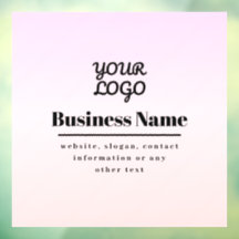 Ihr Logo & Text | Pink & Peach Ombre