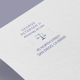 Ihr Logo Umfang der Rechtsanwälte Permastempel