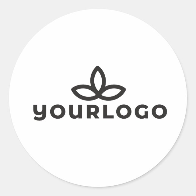 Ihr Logo-Umschlag Aufkleber (Vorderseite)