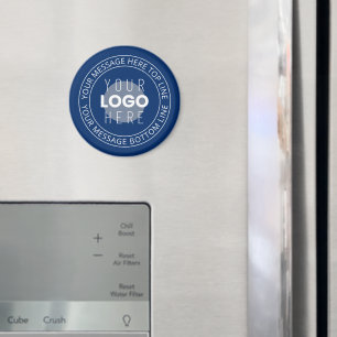 Ihr Logo und anpassbarer kreisförmiger Text Mari Magnet