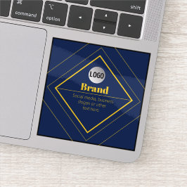 Ihr Logo und anpassbares Design Template Aufkleber