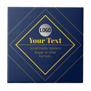 Ihr Logo und anpassbares Design Template Fliese