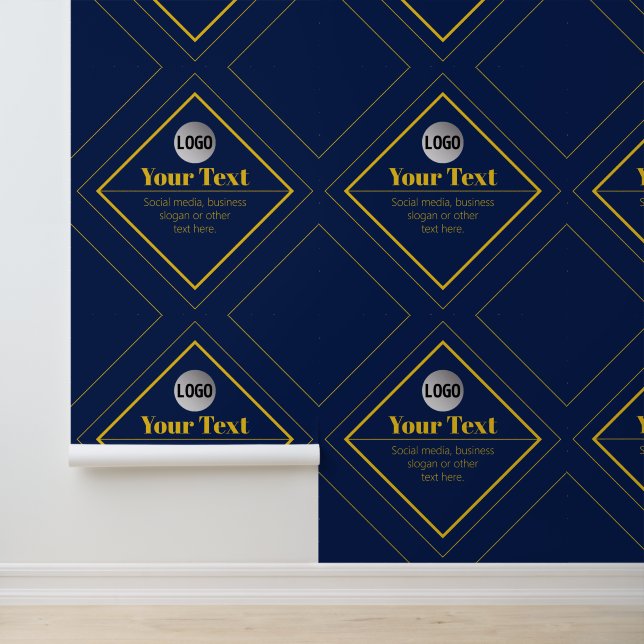 Ihr Logo und anpassbares Design Template Tapete (Anwendung)