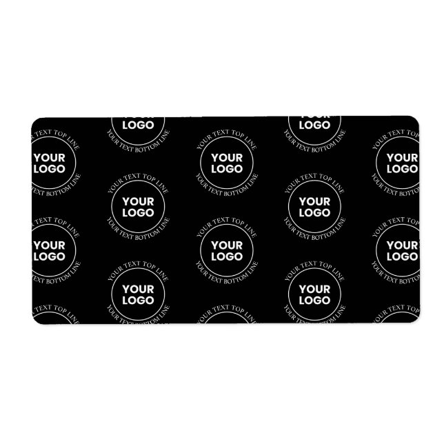 Ihr Logo und bearbeiteter Text | Wiederholmuster (Vorne)