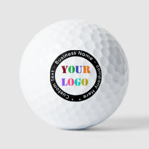 Ihr Logo und benutzerdefinierter Text gebrandete G Golfball