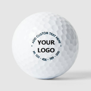 Ihr Logo und benutzerdefinierter Text geprägte Gol Golfball
