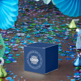 Ihr Logo und Ihr benutzerdefinierbarer Circle Text Geschenkschachtel