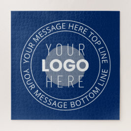 Ihr Logo und Ihr benutzerdefinierbarer Circle Text Puzzle