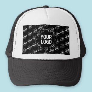 Ihr Logo und Ihr benutzerdefinierter Text mit Logo Truckerkappe