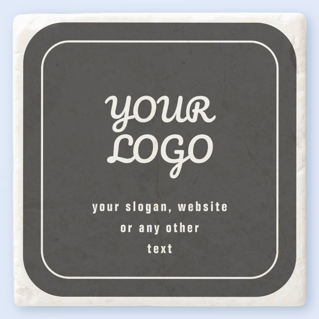 Ihr Logo und Ihr Slogan oder ein anderer Text | Sc Steinuntersetzer (Von Creator hochgeladen)