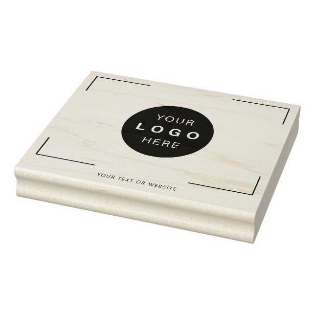 Ihr Logo und Ihr Text beruflich groß Gummistempel (Stempel)