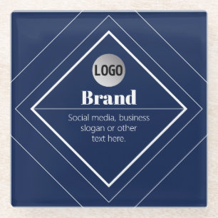 Ihr Logo und modernes, anpassbares Design   Marine Glasuntersetzer