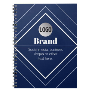 Ihr Logo und modernes, anpassbares Design Marine Notizblock