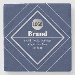 Ihr Logo und modernes anpassbares Design   Marineb Steinuntersetzer