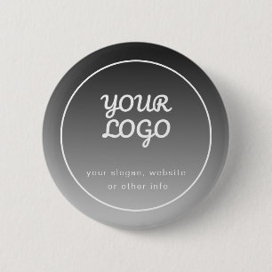 Ihr Logo und Text Dunkelgrau Gradient Button