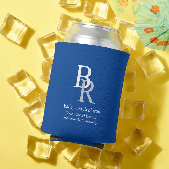 Ihr Logo-Unternehmen Beruflich Werbeblau Dosenkühler (In Situ Sommer)