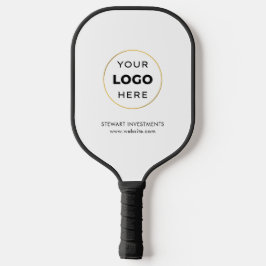 Ihr Logo-Unternehmen - Weiß Pickleball Schläger