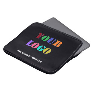 Ihr Logo-Website färbt den Bildschirm "Werbeplakat Laptopschutzhülle