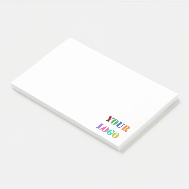 Ihr Logo-Werbeunternehmen Personalisiert Post-it Klebezettel (angewinkelt)