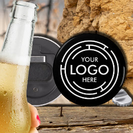 Ihr Logo Werbung Black Flaschenöffner