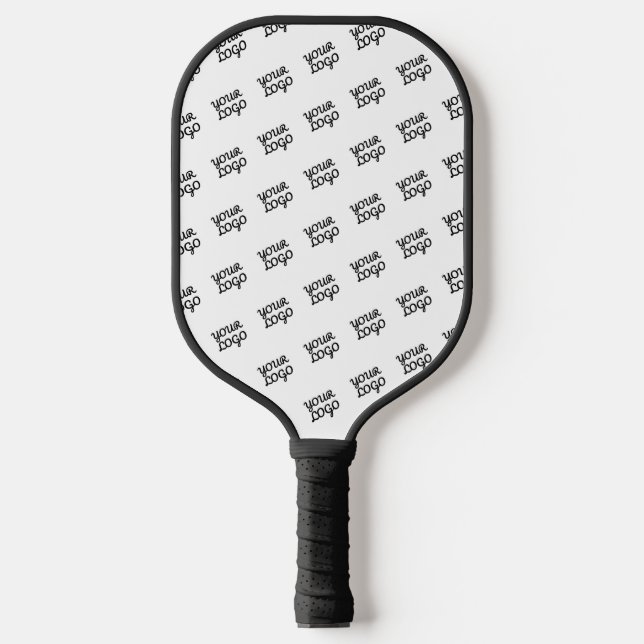 Ihr Logo wiederholt (automatisch) Pickleball Schläger (Vorderseite)