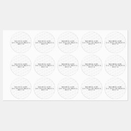 Ihr Logo wird automatisch hell und wiederholt Etiketten