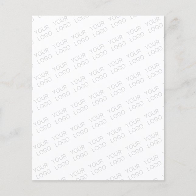 Ihr Logo wird automatisch hell und wiederholt Flyer (Vorne)