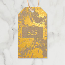 Ihr Logopreis Tag Gold Ihr Info-Geschäft Geschenkanhänger