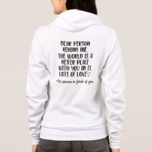 Ihr macht die Welt besser Hoodie