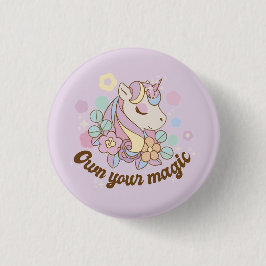 Ihr magisches Einhorn Button