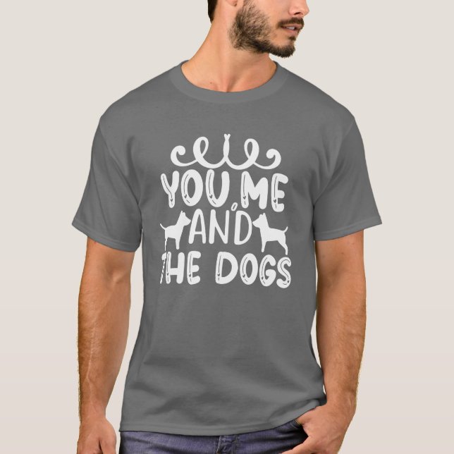 Ihr Mehe Hund Mädchen Freunde T-Shirt (Vorderseite)