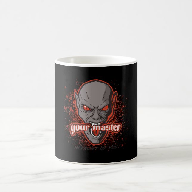 Ihr Meister vor Ihnen Kaffeetasse (Mittel)