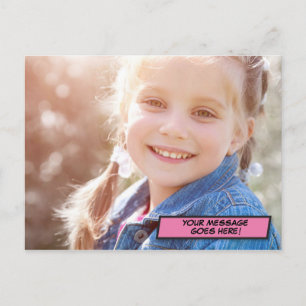 Ihr Message Foto Spaß Retro Comic Pop Kunst Postkarte