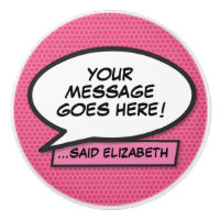 Ihr Message Speech Bubble Fun Retro Comic Book