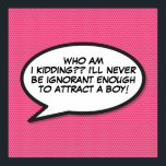 Ihr Message Speech Bubble Fun Retro Comic Book Poster<br><div class="desc">Fügen Sie Ihre eigene spezielle Nachricht hinzu. Ein lustiges, cooles und trendiges Retro-Comic Buch Pop art-inspiriert Design, das die Wanne, zap, pow in jedem Superhelden Tag. Ideal für Hochzeiten, Brautpartys, Babyduschen, Taufen, Verlobungsfeiern, Jubiläumsfeiern, Abschlüsse, Geburtstagsparty und andere besondere Veranstaltungen das ganze Jahr über! Ein cooles, trendiges und unterhaltsames Design, das...</div>