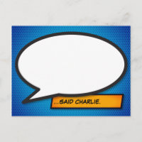 Ihr Message Speech Bubble Fun Retro Comic Book