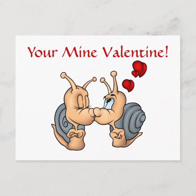 Ihr Mine Valentine Postkarte (Vorderseite)