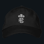 Ihr Monogramm Personalisiert Bestickte Baseballkappe<br><div class="desc">Mit Monogramm,  individuell anpassbare Kappe,  die Sie mit Ihrem eigenen Monogramm einfach personalisieren können,  KOSTENLOS aus Ricaso.</div>