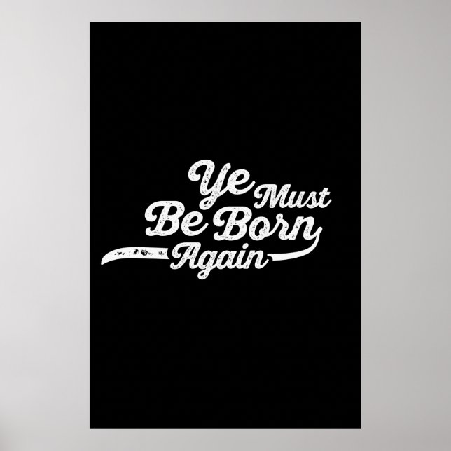 Ihr müsst wieder Geboren sein Poster (Vorne)