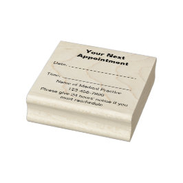 Ihr nächster Termin Ärzte üben Vorlage Gummistempel