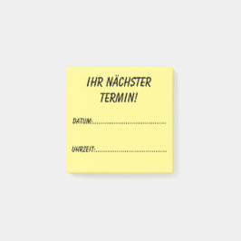 Ihr nächster Termin! Post-it Klebezettel