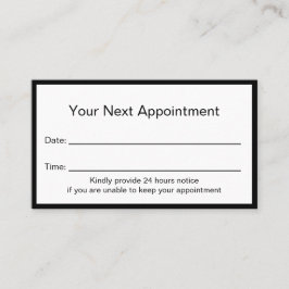 Ihr nächster Termin Schönheitssalon Schwarz/Weiß