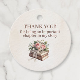 Ihr nächstes Kapitel beginnt, Storybook Danke Geschenkanhänger