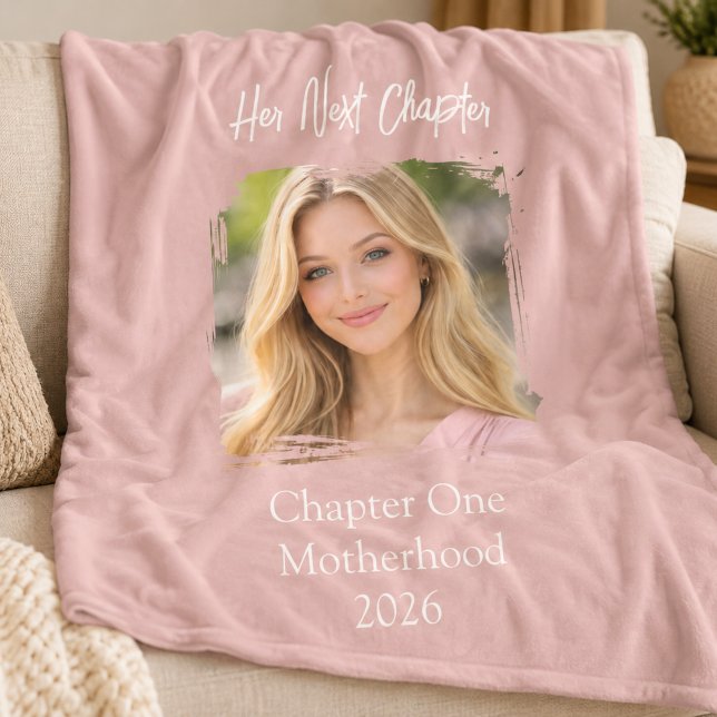 Ihr nächstes Kapitel Mutter Mama Foto Staubrose Ro Fleecedecke (Von Creator hochgeladen)