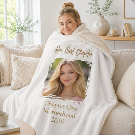 Ihr nächstes Kapitel Mutter Mutti Foto Fleece Sherpadecke